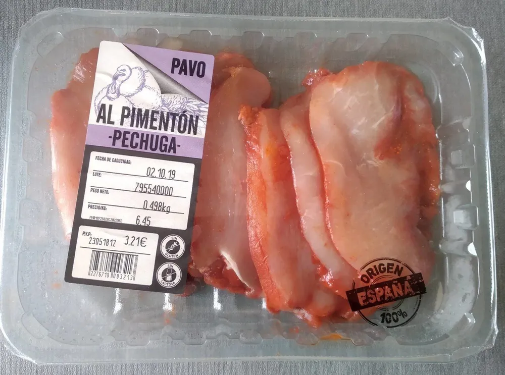 Pechuga de Pavo al pimentón
