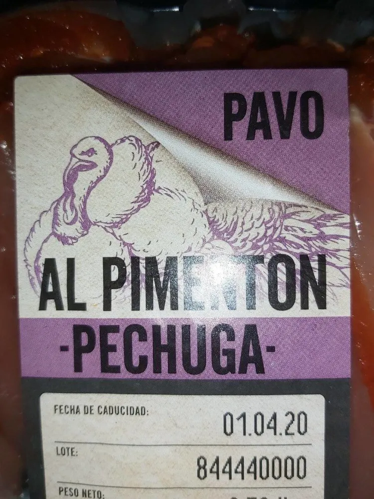 Pechuga de pavo al pimentón