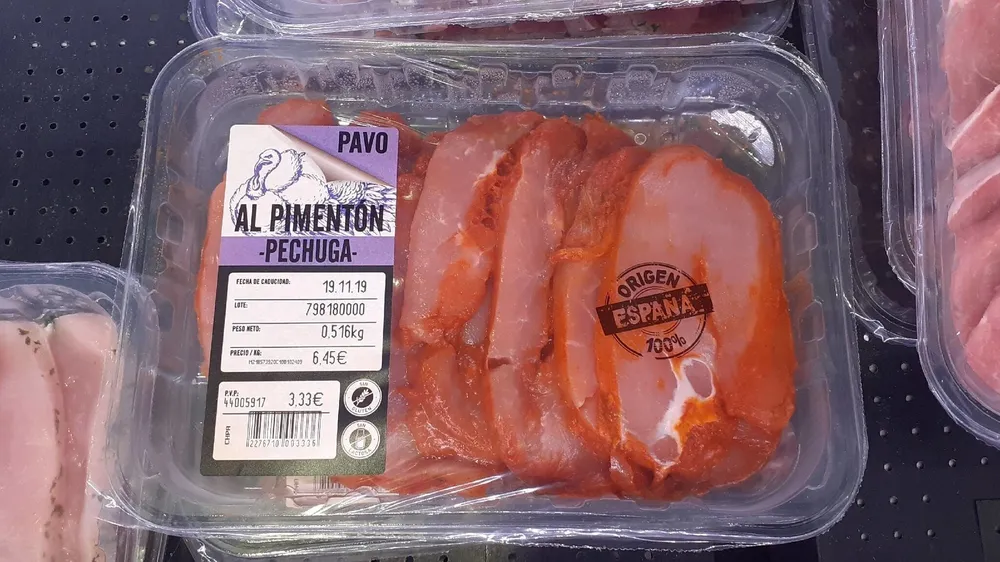 Pavo al pimentón PECHUGA
