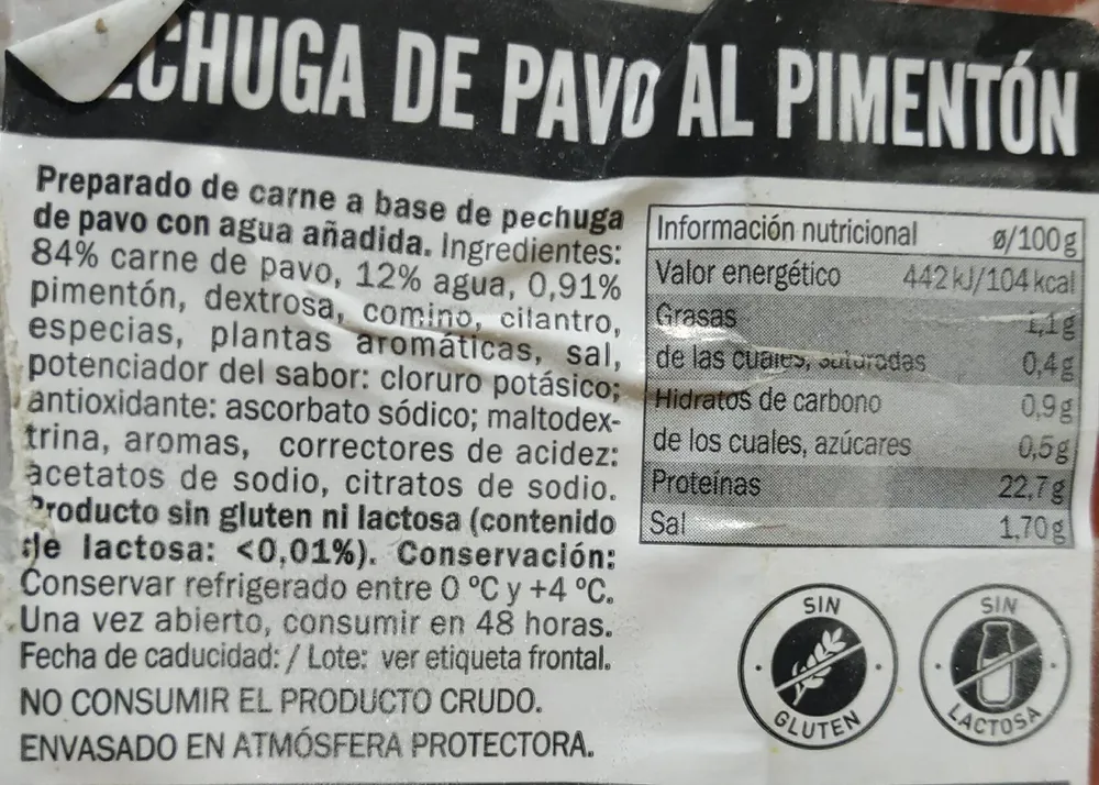 Pechuga de Pavo al Pimentón