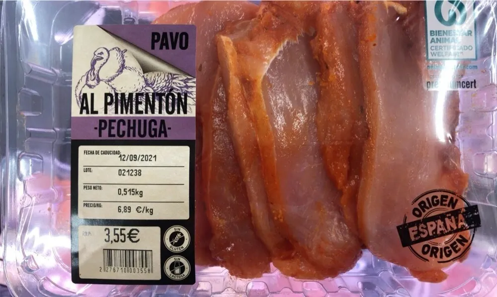 Pavo al pimenton