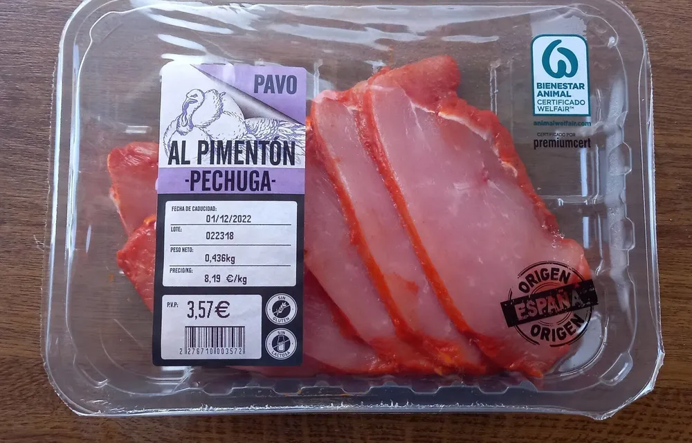 Pechuga pavo al pimenton
