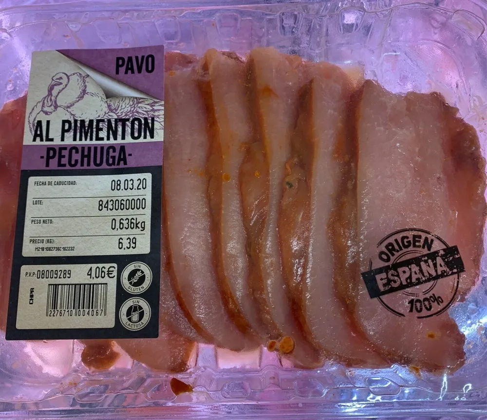 Pavo al pimenton