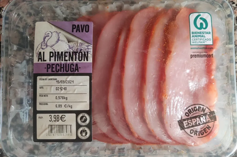 Pechuga de pavo (al pimentón)
