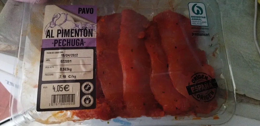 Pechuga de Pavo al Pimentón