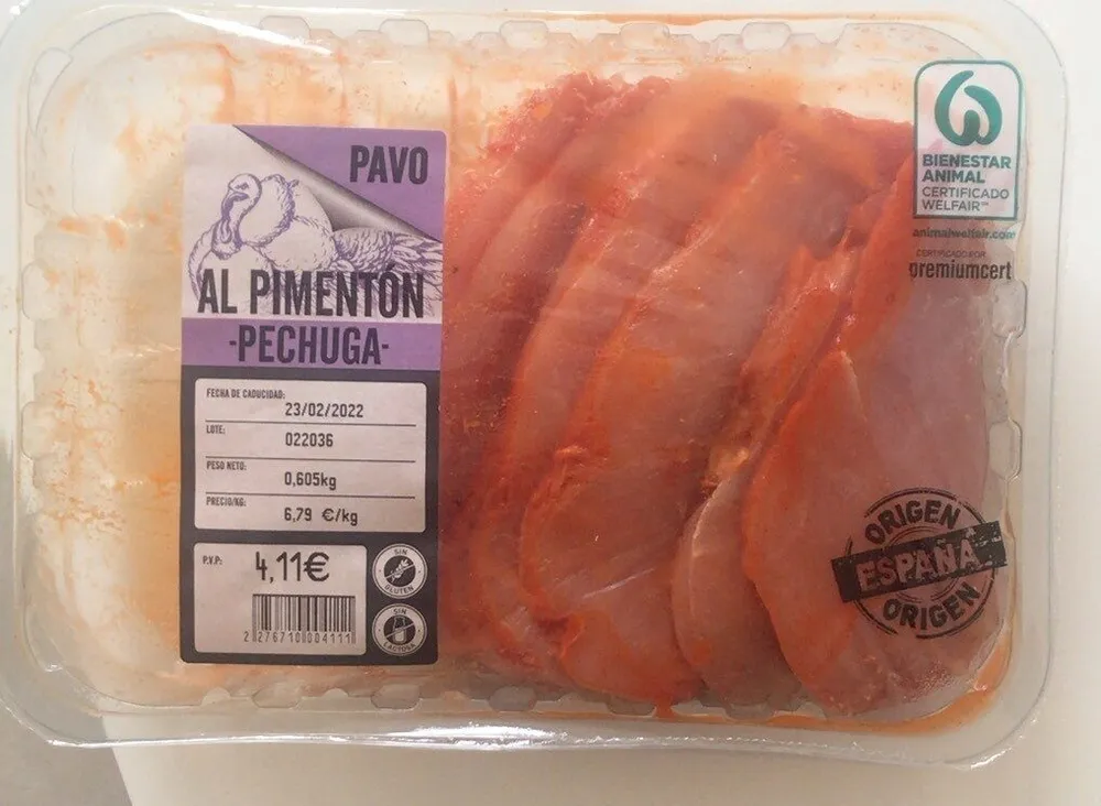 Pechuga al pimentón