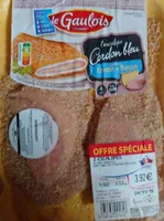 L'escalope cordon bleu garnie au comté et bacon