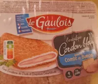 Escalope cordon bleu garnie au comté et bacon