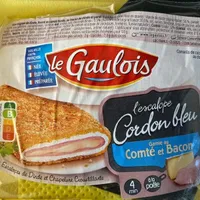 Escalope cordon bleu comté et bacon