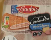 Escalope cordon bleu garnie comte et bacon