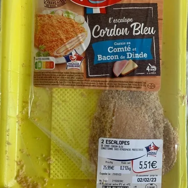 Escalope cordon bleu