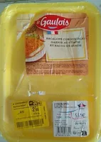 Escalope cordon bleu garnie au comté et bacon de dinde