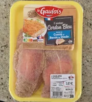 L’escalope Cordon Bleu garnie au comté et bacon de dinde