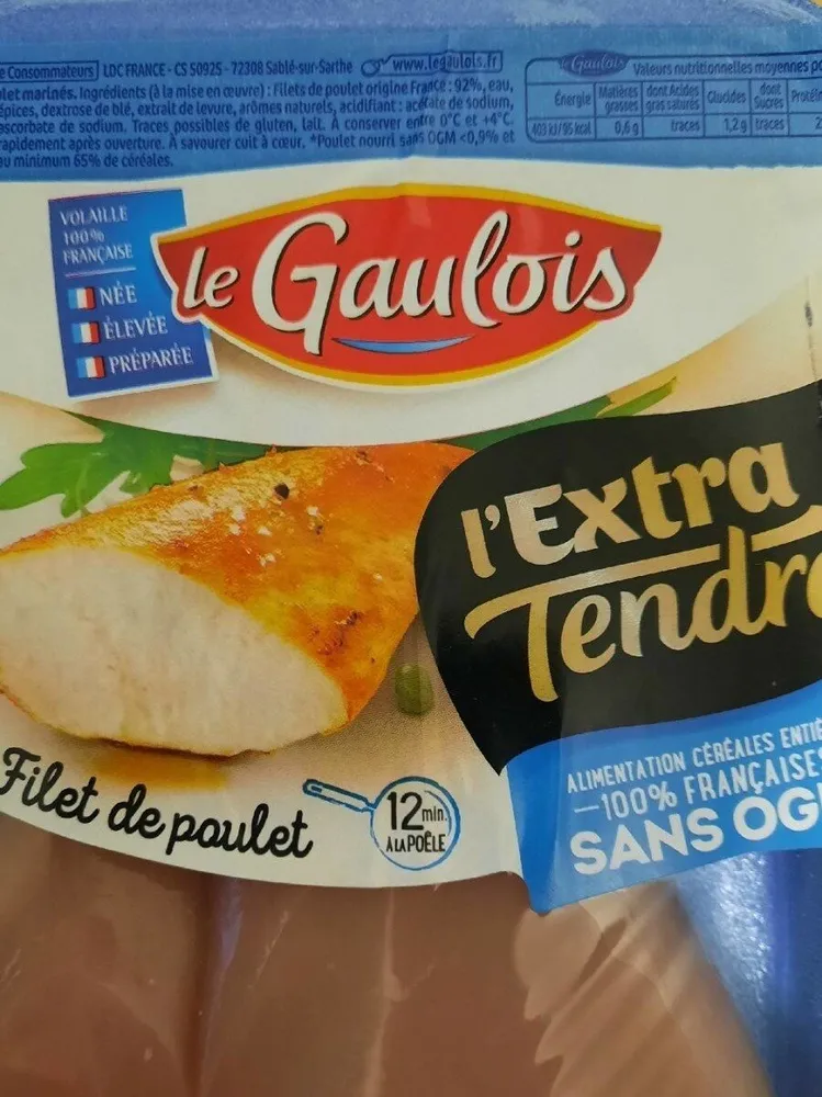 Filet de poulet extra tendre -Le Gaulois
