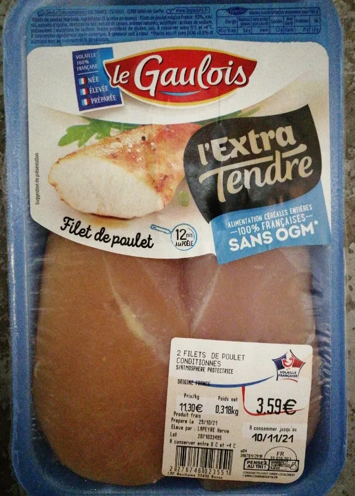 Filet de poulet