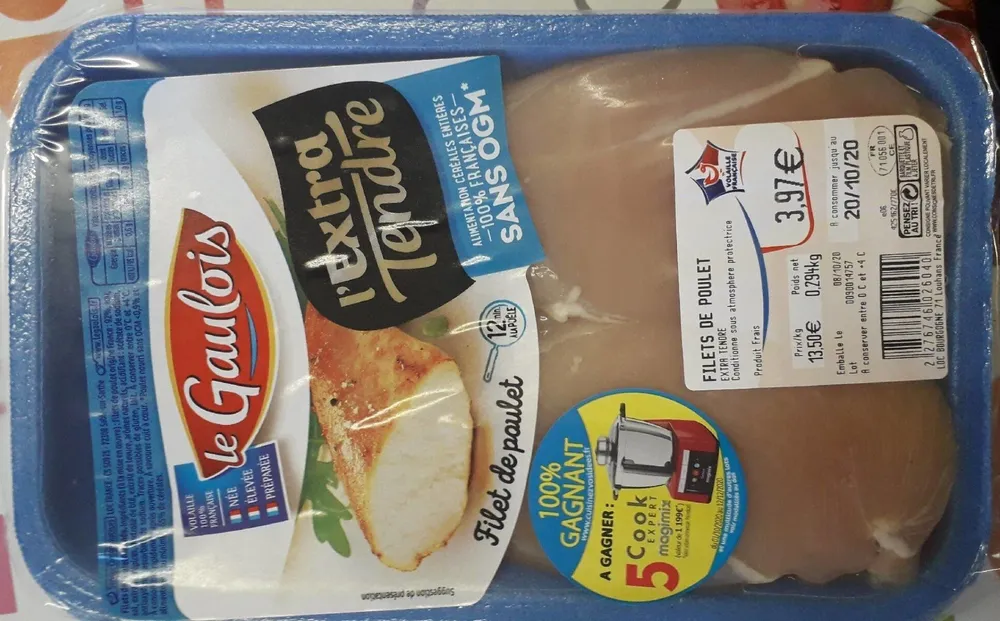 Filets de poulet