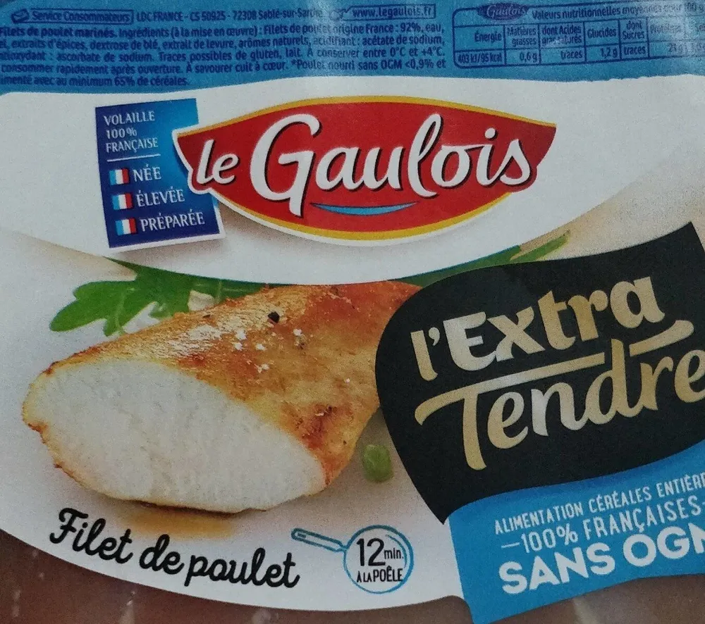L'extra tendre filet de poulet