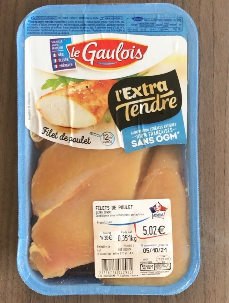 Filet de poulet extra tendre