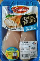 2 filets poulet l'extra tendre