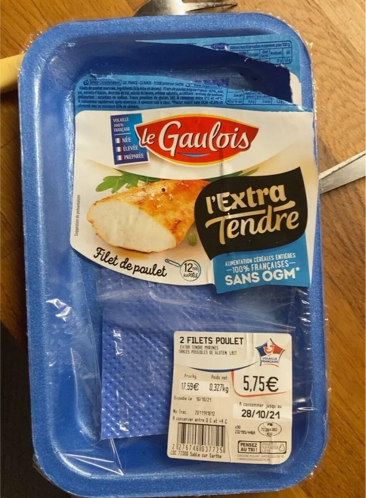 filet de poulet extra tendre