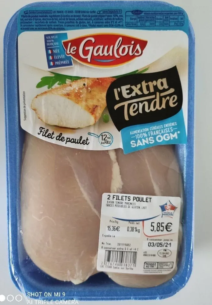 Filet de poulet "L'extra tendre"