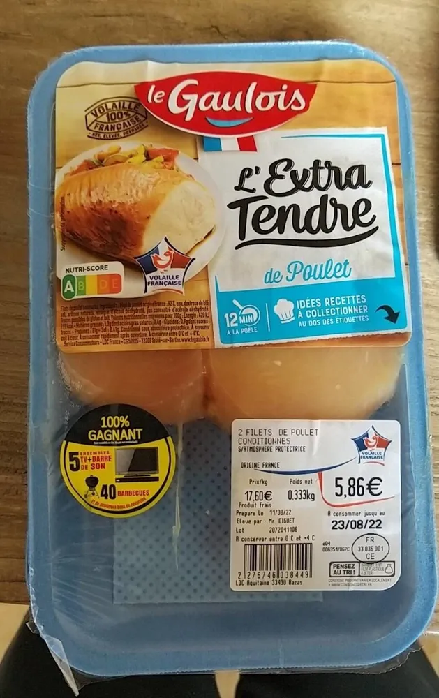 L'extra tendre de poulet