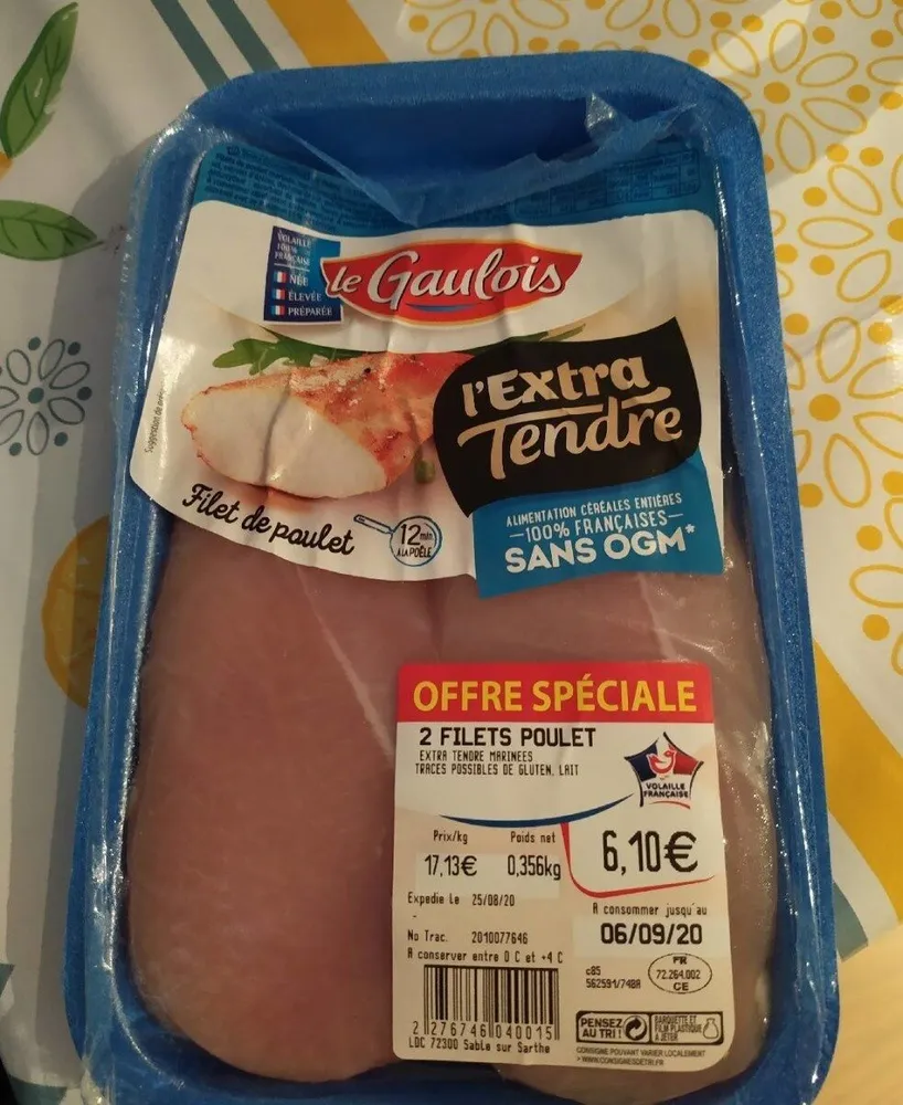 Filet de poulet extra tendre