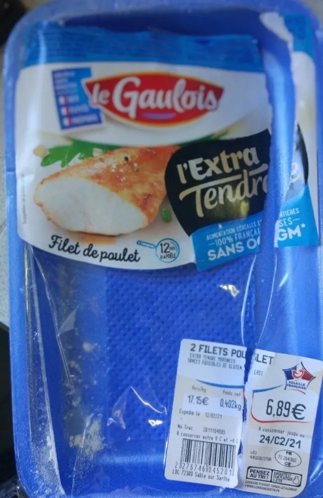 Extra tendre filet de poulet