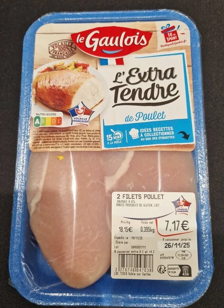 L'extra tendre de poulet