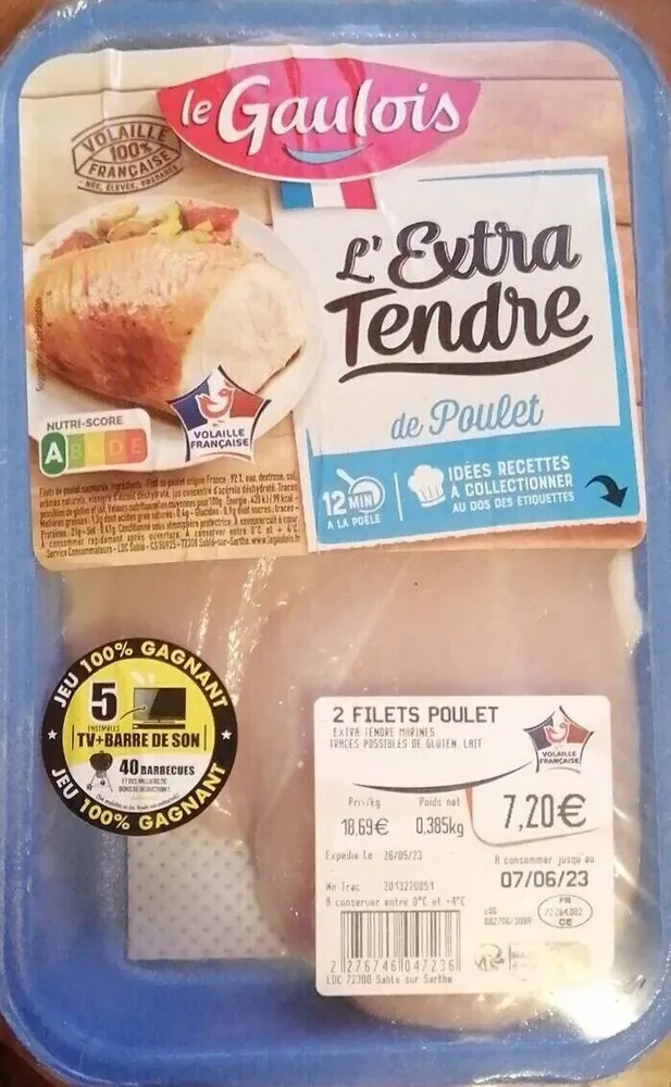 L'extra tendre de poulet