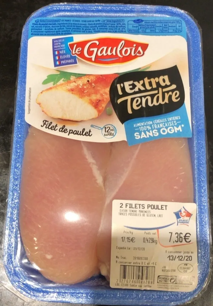 Filet de poulet extra tendre