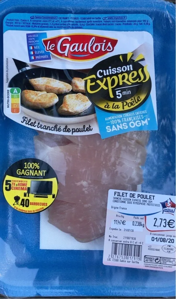 Filet de dinde