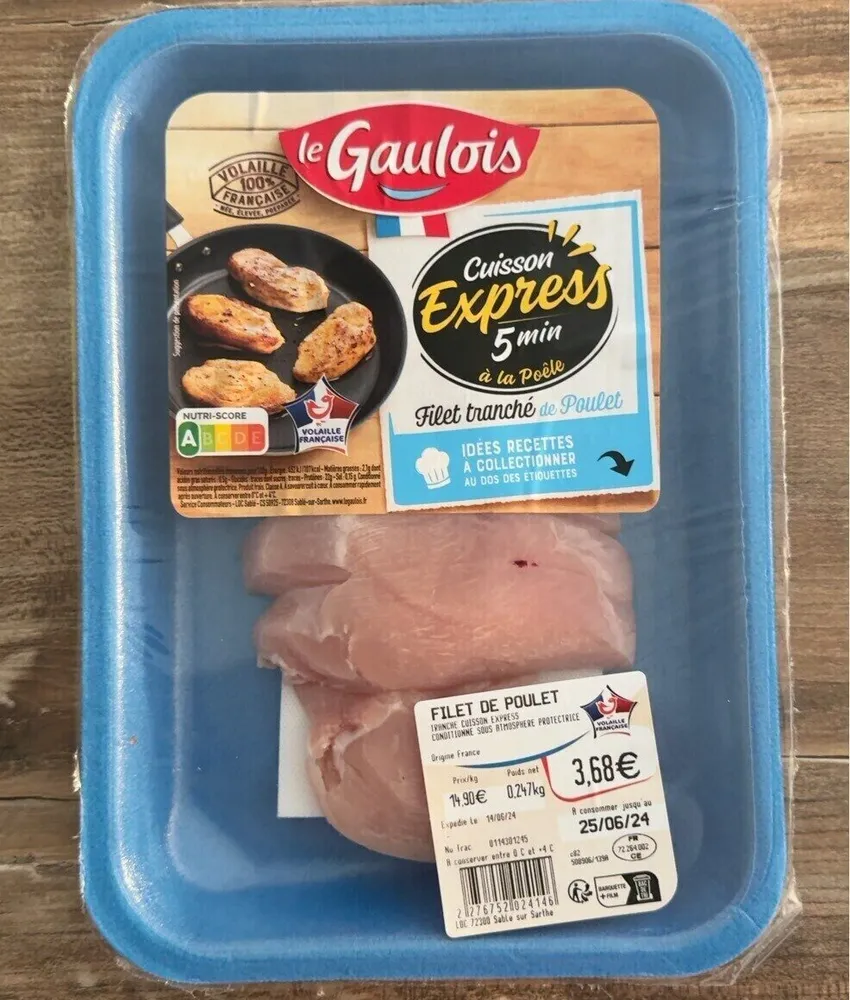 Cuisson Express 5 min a la poêle
