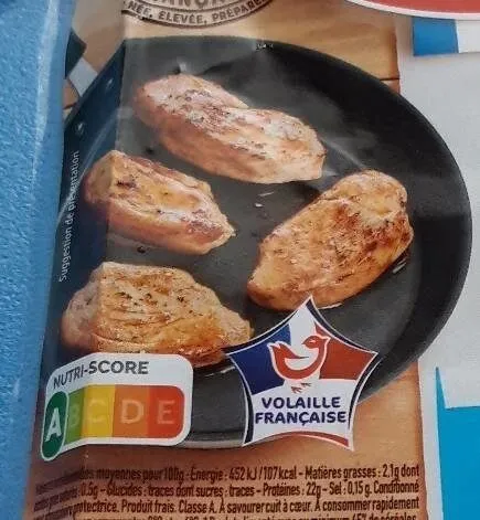 Filet tranché de poulet