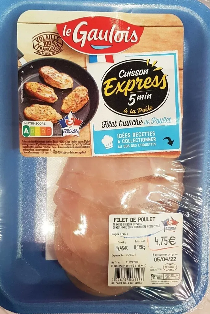 Filet tranche de poulet