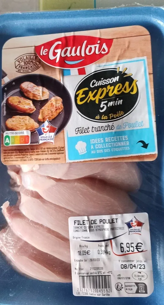 Filet tranché de Poulet
