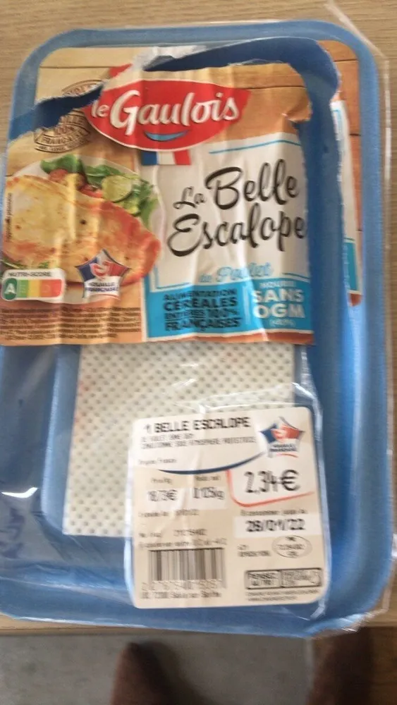 La belle escalope de poulet