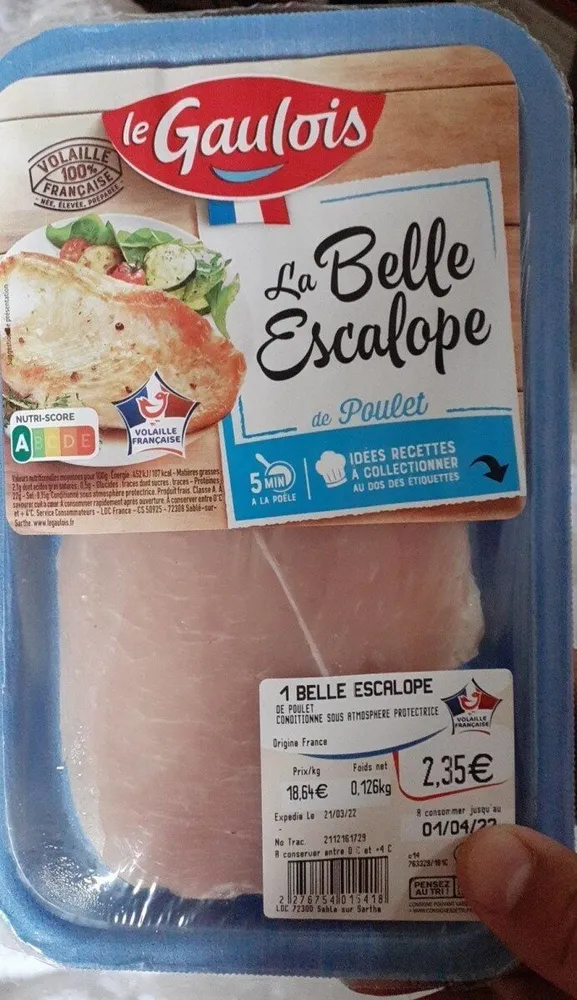 Escalope de poulet