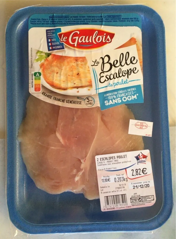Escalope de poulet