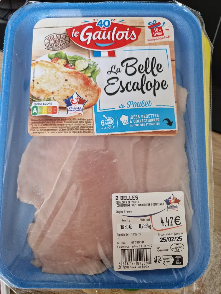 La Belle Escalope de Poulet