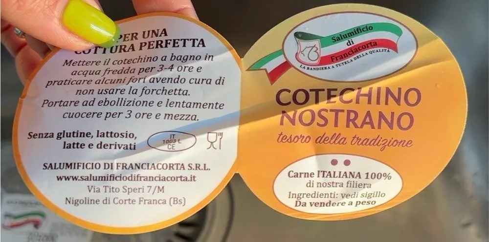 Cotechino nostrano
