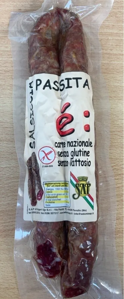 Salsiccia passita stagionata