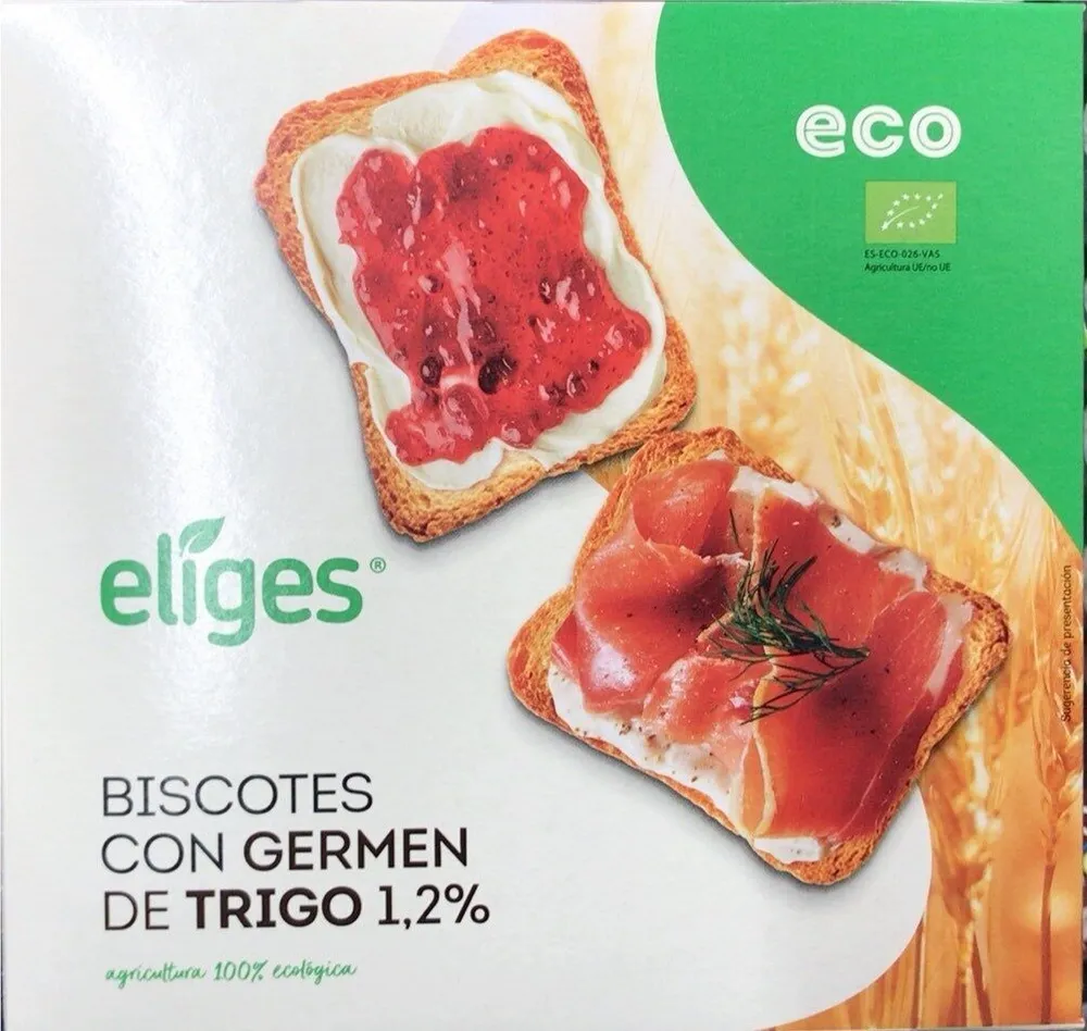 Biscotes con germen de trigo