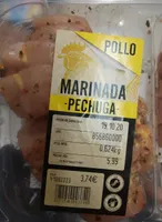 Pollo marinado pechuga