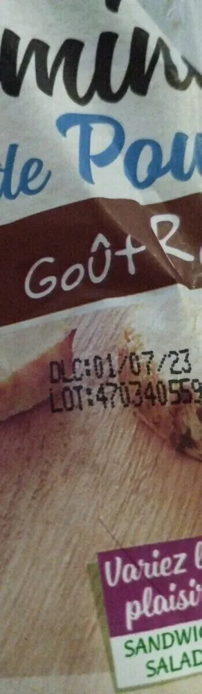 Émincé de poulet goût rôti