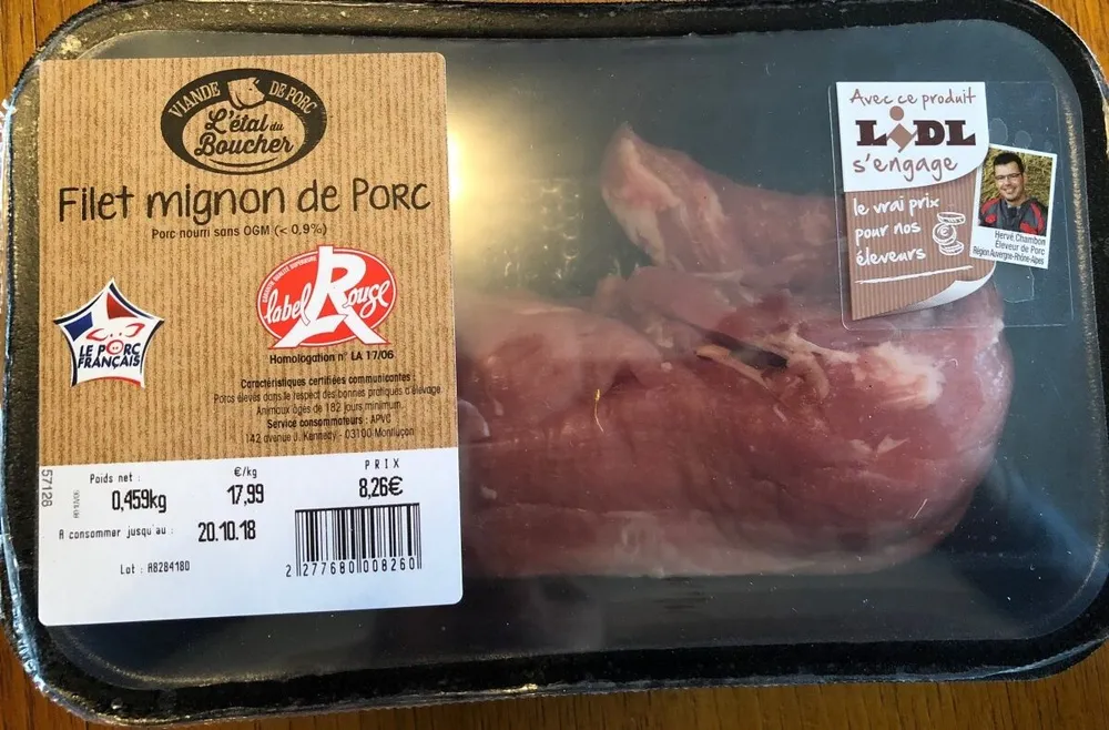 Filet mignon de porc