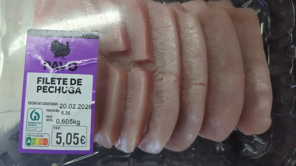 Filetes De Pechuga De Pavo