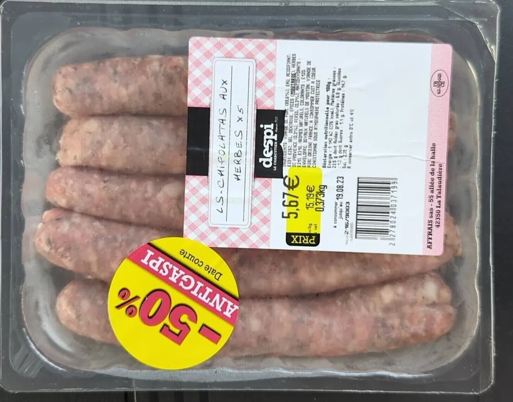 LS - Chipolatas aux herbes x5