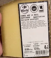 Comte aop 18 mois d’affinage