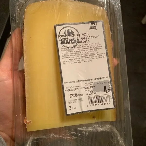 Comté 18 mois